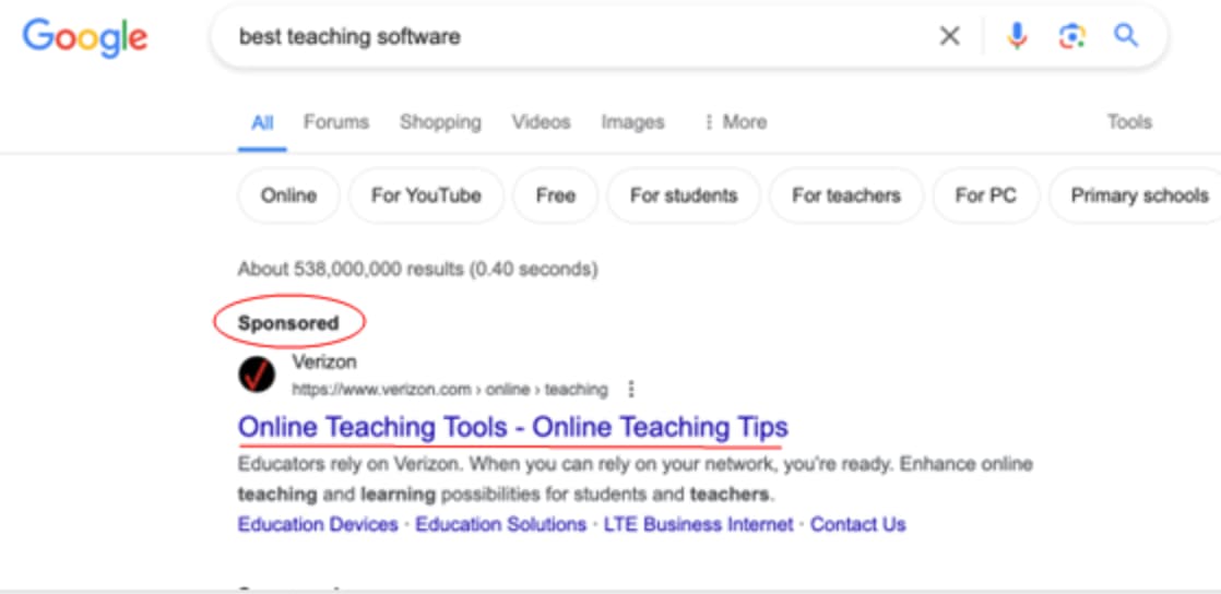 what is a search engine - example search